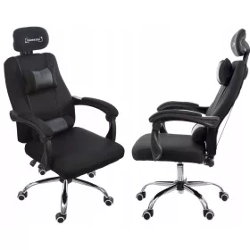  Giosedio GPX Gaming-Stuhl, schwarzer Stoff