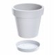  Prosperplast Blumentopf 34,5 cm x 34,5 x 31,1 cm Durchmesser 34,5 cm Kunststoff weiß