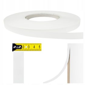  Möbelkante, weißes Furnier, 21 mm breit, mit Kleber