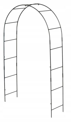 Pergolen - Ornatum Bogenpergola aus Metall 230 cm, schwarz