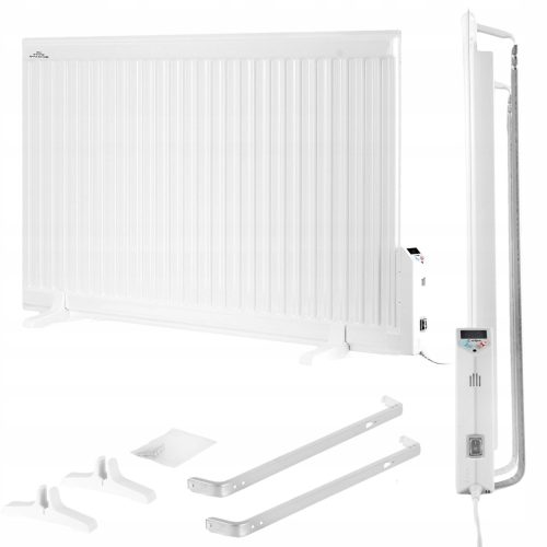  Elektrische Ölheizung 2000 W LCD ELPE Panel 60x114cm weiß