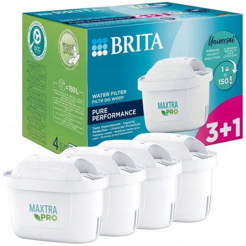  Filtereinsatz für die Brita Maxtra Pro Pure Performance Kanne, 4 Stk.