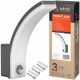  Adviti schwarze Gartenwandleuchte mit integrierter 20-W-LED-Quelle