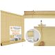 Einfache Mini-Jalousien Halbverdunkelungsrollo Balconetto 120 cm x 160 cm