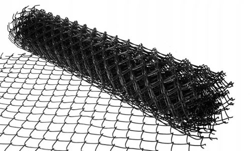 Schattiernetz für Zaun - VERZINKT + PVC-ZAUNGITTER SCHWARZ 3,1 mm 55 10 m