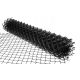 Schattiernetz für Zaun - VERZINKT + PVC-ZAUNGITTER SCHWARZ 3,1 mm 55 10 m
