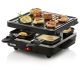 Domo DO9147G Elektro-Raclettegrill schwarz 600 W