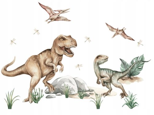  DINOSAURIER Wandaufkleber für Kinder XXL