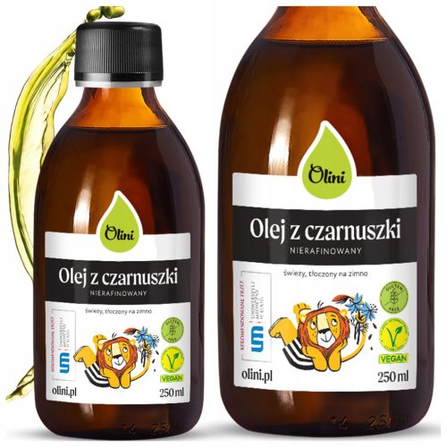 Kaltgepresstes Schwarzkümmelöl Olini für Kinder - Natürlich stark mit hoher Thymoquinon-Konzentration