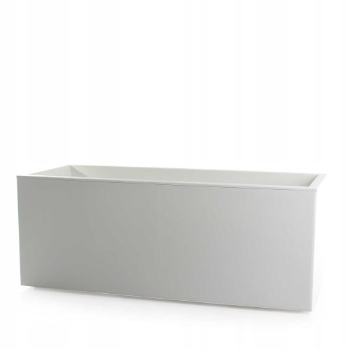  Euro3plast Blumentopf 99,5 cm x 39,5 x 39,5 cm Kunststoff weiß