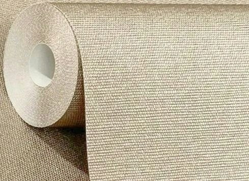 Wie STOFF, Beige und Gold TAPETE-Vliesstoff-Marburg