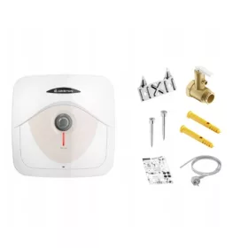    KESSEL ELEKTRISCHE HEIZUNG ARISTON ANDRIS DUNE RS 15 UNTER DEM WASCHBECKEN