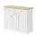  SoBuy weißer Küchenschrank 46 x 115 x 90 cm Frontfarbe: Weiß