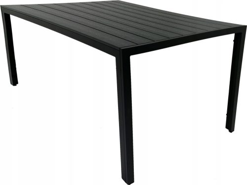 Gartentische und Stühle für die Terrasse Kontrasttisch, rechteckiges Metall, 90 x 205 x 74 cm