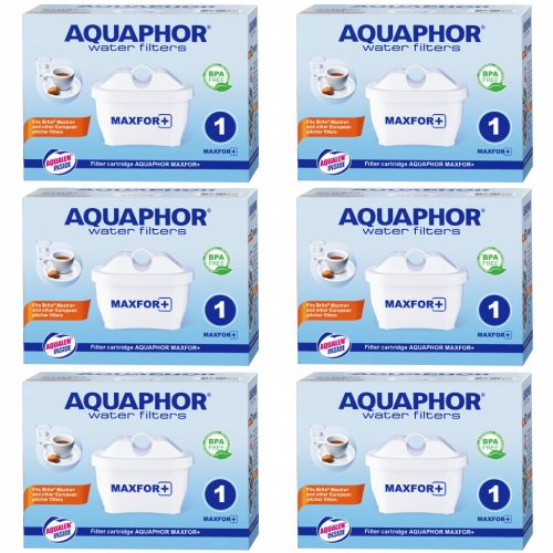  Filtereinsatz für die Aquaphor Maxfor B25 Kanne, 6 Stk.