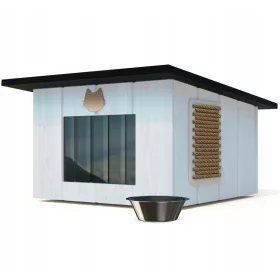 Katzenhaus Chill, weiß, quadratisch, 56 cm x 47,5 cm