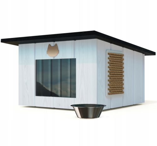 Katzenhaus Chill, weiß, quadratisch, 56 cm x 47,5 cm