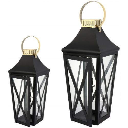 LATERNEN, LAMPEN, GARTENKERZENSTÄNDER SET 2-tlg