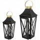  LATERNEN, LAMPEN, GARTENKERZENSTÄNDER SET 2-tlg