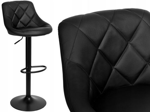 eHoker Hocker, schwarz, 105 cm, Kunstleder