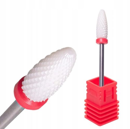  KERAMIKSCHNEIDER ZUM ENTFERNEN VON ACRYL-GEL-HYBRIDEN, FEIN, GERUNDET KEGEL
