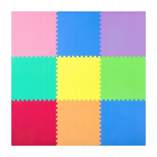  PÄDAGOGISCHE PUZZLE-SCHAUMSTOFFMATTE, DICK, 180 x 180 cm