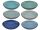 SET TELLER UND SCHALEN MPLCo Blaue Steinzeugschale 1200 ml