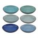 SET TELLER UND SCHALEN MPLCo Blaue Steinzeugschale 1200 ml