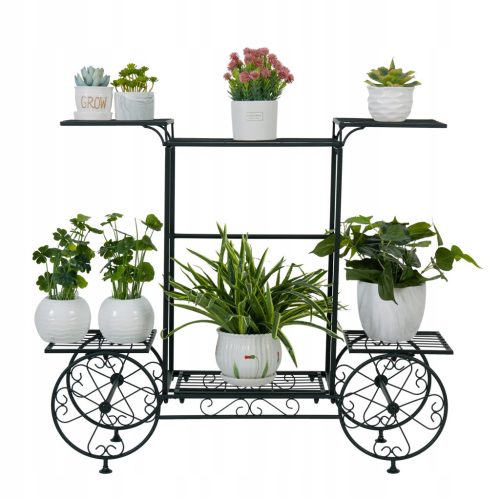  METALL-BLUMENSTÄNDER, FAHRRAD-BLUMENTOPF