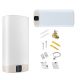 Ariston Velis WiFi flacher Elektroboiler, 45 l, weiß