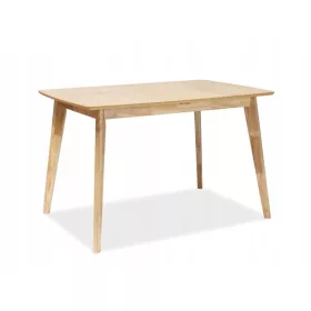    Signal rechteckiger Küchentisch, Natureiche, 80 x 120 x 76 cm