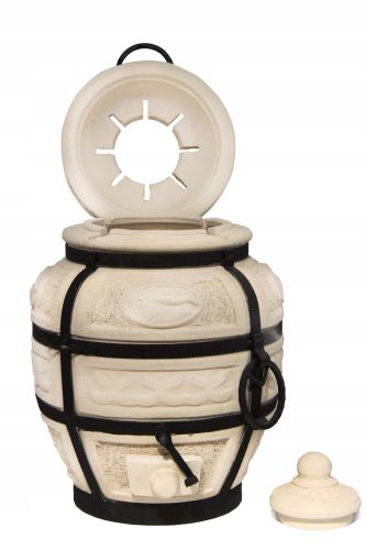 Grill Tandoor Hunter Ofen mit Klappdeckel