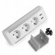 Steckdose, Tischgerät USB Spacetronik weiß