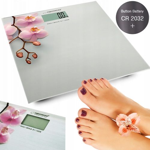  Esperanza EBS010 Personenwaage + GP CR2032 Lithiumbatterie