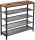  Songmics Schuhschrank 100 x 92,5 x 30 cm schwarz
