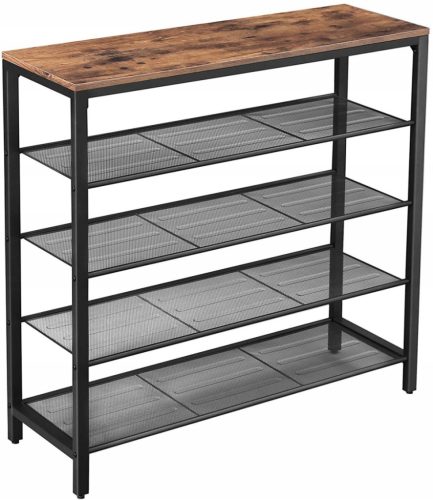  Songmics Schuhschrank 100 x 92,5 x 30 cm schwarz