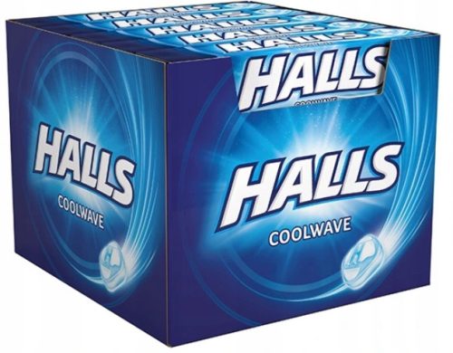 Halls Coolwave Menthol-Eukalyptus Bonbons, 20 x 33,5g Großpackung