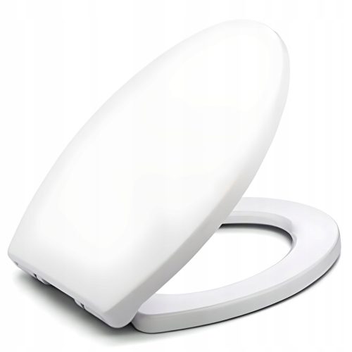 Retoo moderner Toilettensitz, weißes Polypropylen