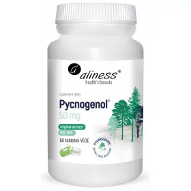  Pycnogenol® 50 mg - Hochwertiger Extrakt aus französischer Seekiefer, 60 VEGE Tabletten