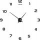 Uhr für zu Hause Wanduhr anders|INTERSIDE Wanduhren schwarz 130cm
