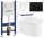 Geberit Unterputz-WC-Set, Mexen Sofia