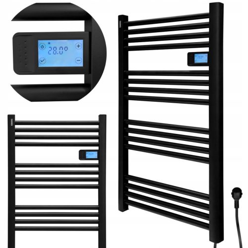  EBERG elektrischer Badheizkörper 500 W 540 x 960 mm schwarz
