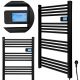  EBERG elektrischer Badheizkörper 500 W 540 x 960 mm schwarz