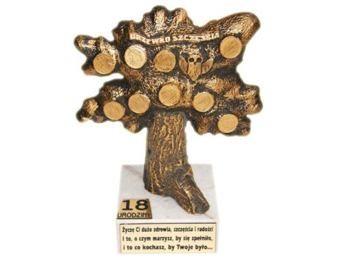  Baum des Glücks Statuette mit Pennies Geschenk 18