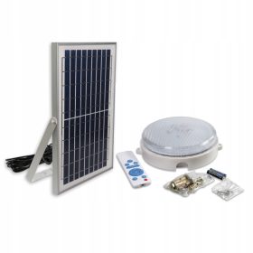  Gestänge Fassadenleuchte 2000 lm, solarbetrieben