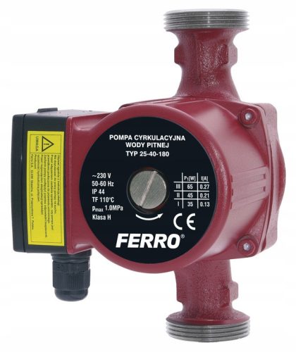  Warmwasser-Zirkulationspumpe Ferro Weberman 0201W
