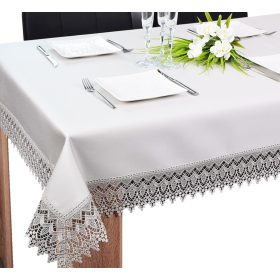  Fleckenabweisende Tischdecke 140 cm x 240 cm, rechteckig