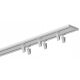 Deckenschienen GARDINENSTANGE DECKENSCHIENE ALUMINIUM KLEIN UNTER 210 CM