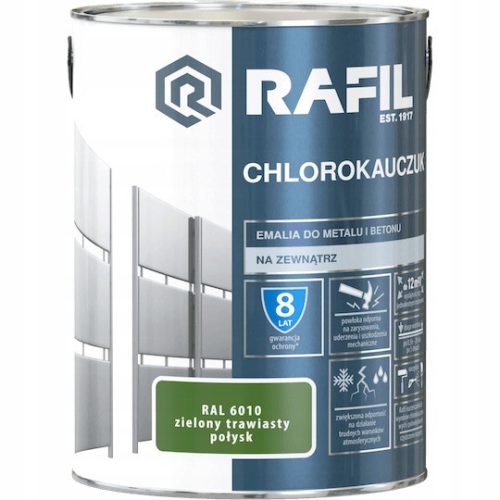 Rafil Chlorkautschuklack für Metall, 5 l, Grüntöne, glänzend