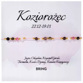  Sternzeichen-Armband Steinbock, vergoldet